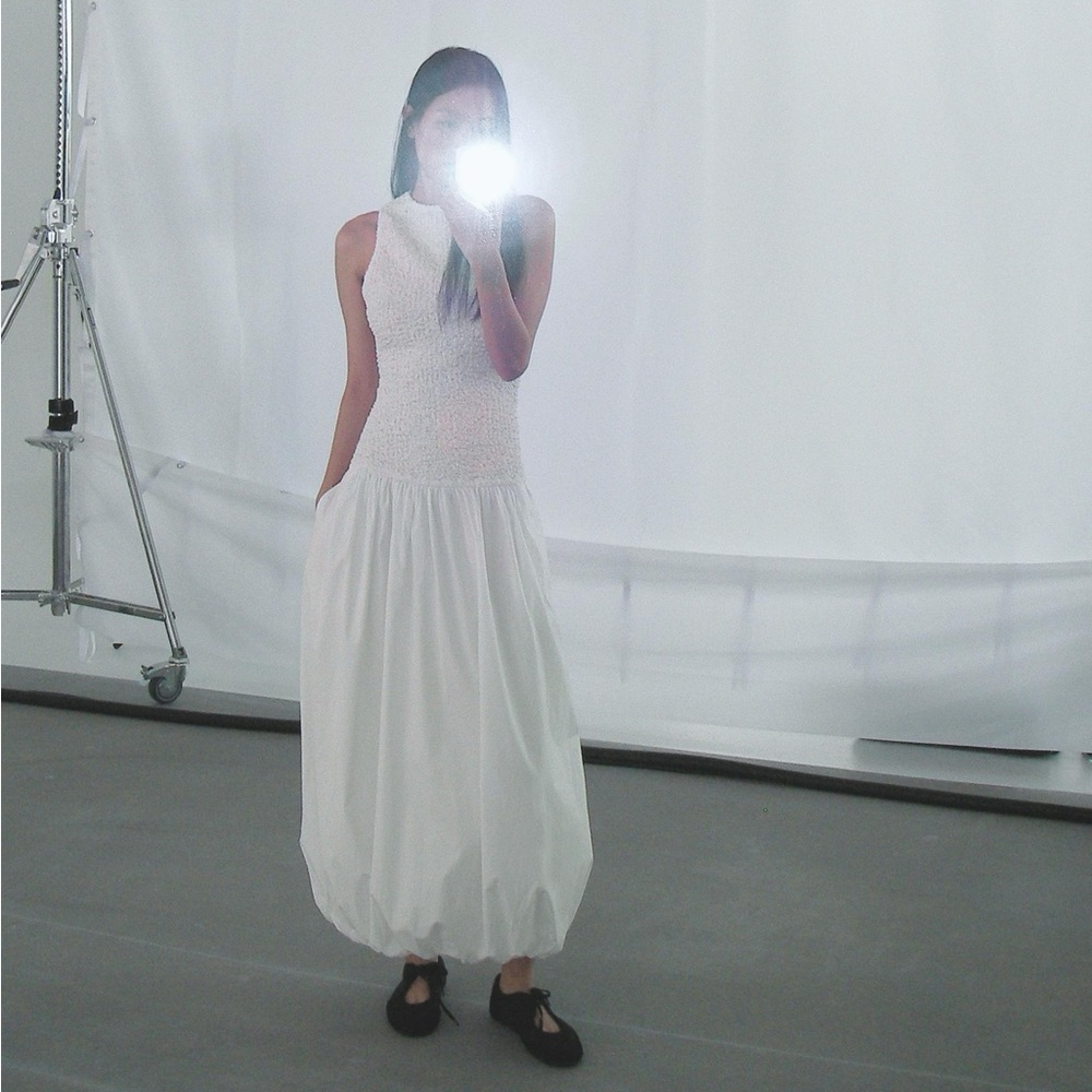 Zara Poplin Balloon Dress